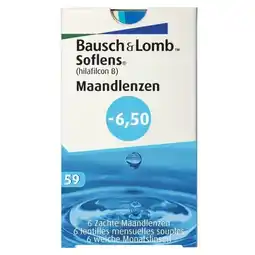 Trekpleister Bausch & Lomb -6.50 Maandlenzen aanbieding