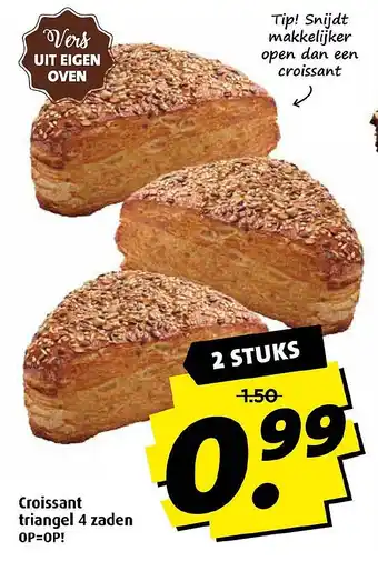 Boni Croissant triangel 4 zaden aanbieding