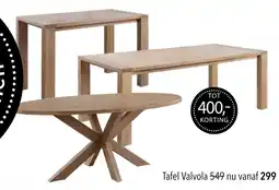 Pronto wonen Tafel Valvola aanbieding