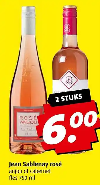 Boni Jean Sablenay rosé aanbieding