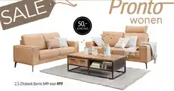 Pronto wonen 2,5-Zitsbank Barrio aanbieding