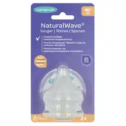 Kruidvat Lansinoh Natural Wave Medium Flesspeen aanbieding