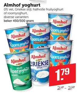 Lekker Makkelijk Almhof yoghurt aanbieding
