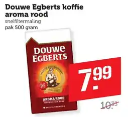 Lekker Makkelijk Douwe Egberts koffie aroma rood aanbieding