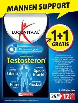 Lucovitaal Lucovitaal Testosteron Mannen support aanbieding