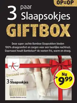 Lucovitaal 3 paar Slaapsokjes aanbieding