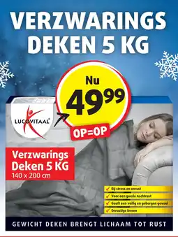 Lucovitaal Lucovitaal Verzwarings Deken aanbieding