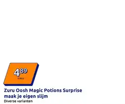 Action Zuru Oosh Magic Potions Surprise maak je eigen slijm aanbieding