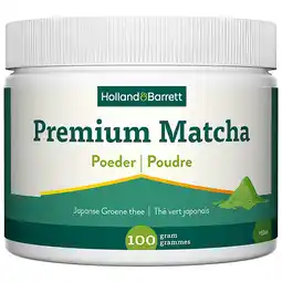 Holland & Barrett Holland & Barrett Premium Matchapoeder - 100g aanbieding