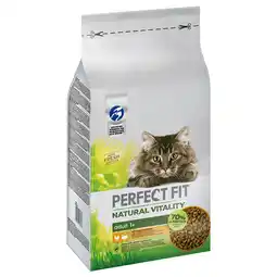 Zooplus 2x6kg Natural Vitality Kip & Kalkoen Perfect Fit Kattenvoer aanbieding