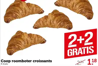 Coop Roomboter croissants aanbieding