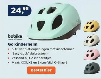 Bike Totaal Bobike Go Kinderhelm aanbieding