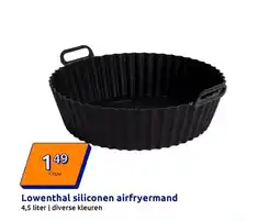 Action Lowenthal siliconen airfryermand aanbieding