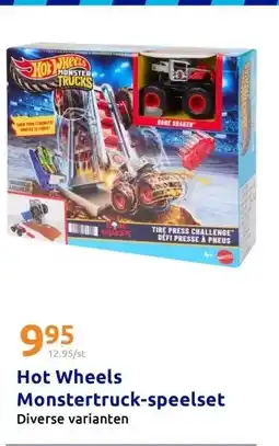 Action Hot WheelsHot WheelsMonstertruck-speelset aanbieding