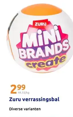 Action Zuru verrassingsbal aanbieding