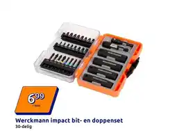 Action Werckmann impact bit- en doppenset aanbieding