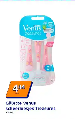 Action Gillette Venus scheermesjes Treasures aanbieding