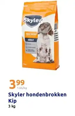 Action Skyler hondenbrokken Kip aanbieding
