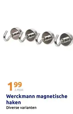 Action Werckmann magnetische haken aanbieding