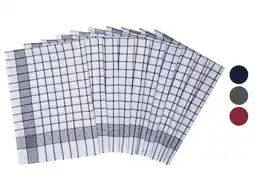 Lidl W5 Set van 10 theedoeken 50 x 70 cm aanbieding