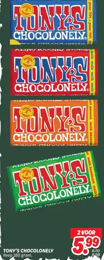Dekamarkt Tony's Chocolonely aanbieding