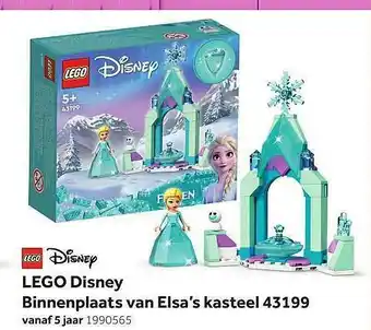 Intertoys Lego Disney Binnenplaats Van Elsa's Kasteel 43199 aanbieding