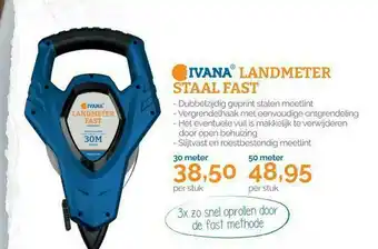 Ivana Ivana® Landmeter Staal Fast aanbieding