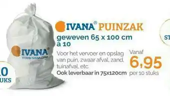 Ivana Ivana® Puinzak aanbieding