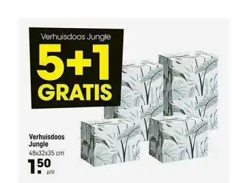 Kwantum Verhuisdoos Jungle 5+1 Gratis aanbieding