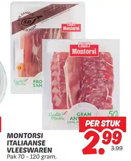 Dekamarkt Montorsi Italiaanse Vleeswaren aanbieding