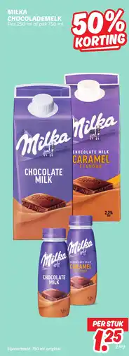 Dekamarkt Milka Chocolademelk aanbieding
