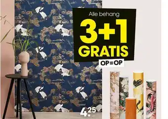 Kwantum Alle Behang 3+1 Gratis aanbieding