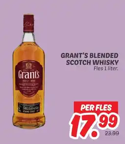 Dekamarkt Grant's Blended Scotch Whisky aanbieding