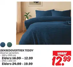 Dekamarkt Dekbedovertrek Teddy aanbieding
