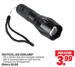 Dekamarkt Tactical Led Zaklamp aanbieding