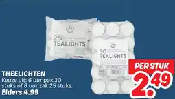 Dekamarkt Theelichten aanbieding