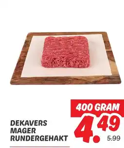 Dekamarkt Dekavers Mager Rundergehakt aanbieding