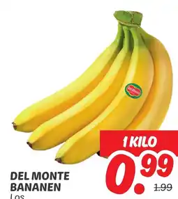 Dekamarkt Del Monte Bananen aanbieding