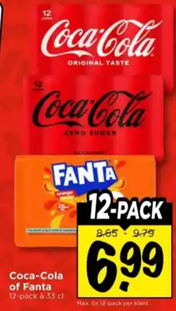 Vomar Voordeelmarkt Coca-Cola of Fanta aanbieding