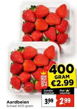 Vomar Voordeelmarkt Aardbeien aanbieding