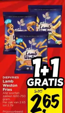 Vomar Voordeelmarkt Lamb Weston Fries aanbieding