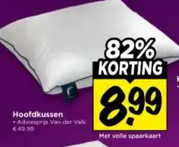 Vomar Voordeelmarkt Hoofdkussen aanbieding