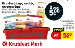 Kruidvat Kruidvat dag, nacht, en oogcrème aanbieding