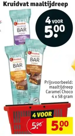 Kruidvat Kruidvat maaltijdreep aanbieding