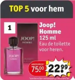 Kruidvat Joop! Homme aanbieding