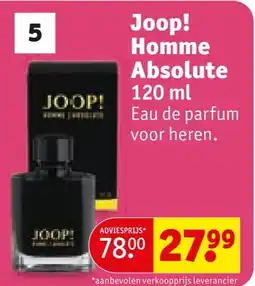 Kruidvat Joop! Homme Absolute aanbieding