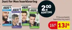 Kruidvat Just for Men haarkleuring aanbieding