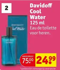 Kruidvat Davidoff Cool Water aanbieding
