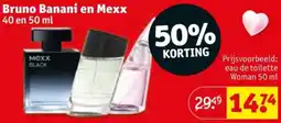 Kruidvat Bruno Banani en Mexx aanbieding