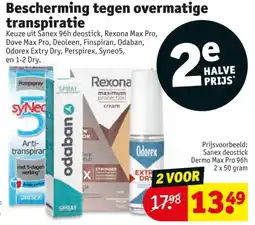 Kruidvat Bescherming tegen overmatige transpiratie aanbieding